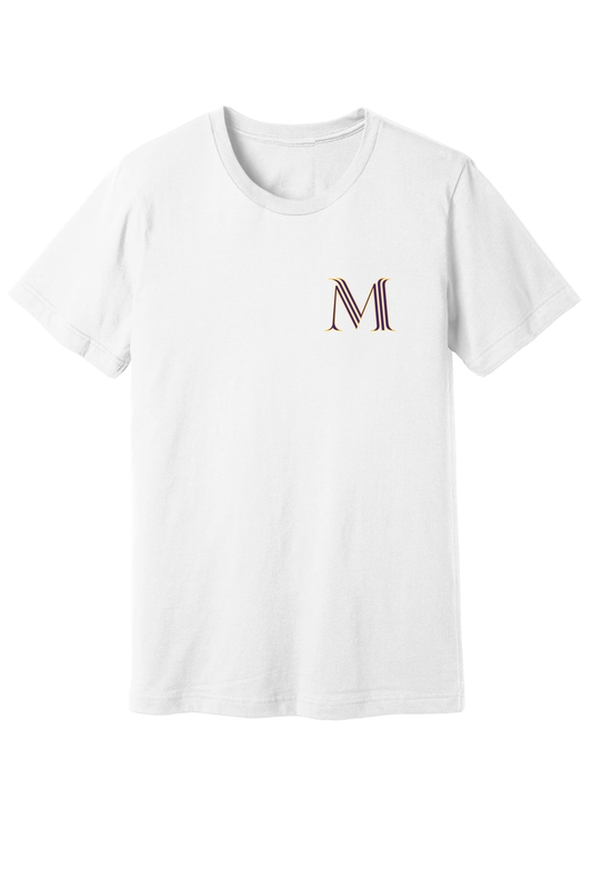 "M" Tee - White