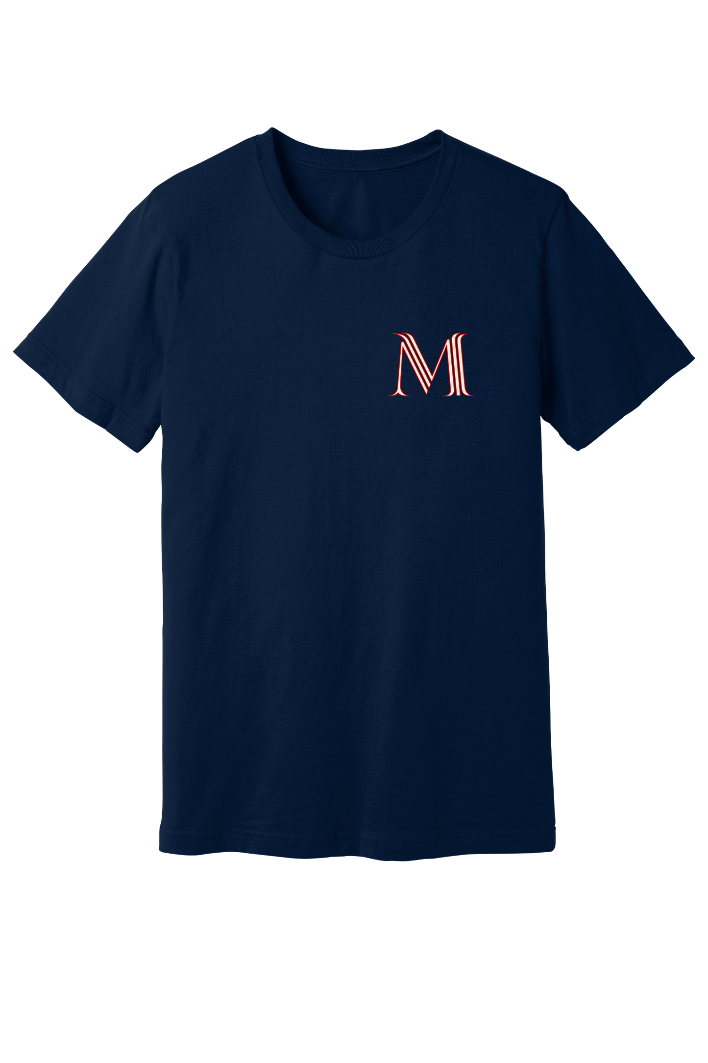"M" Tee - Navy