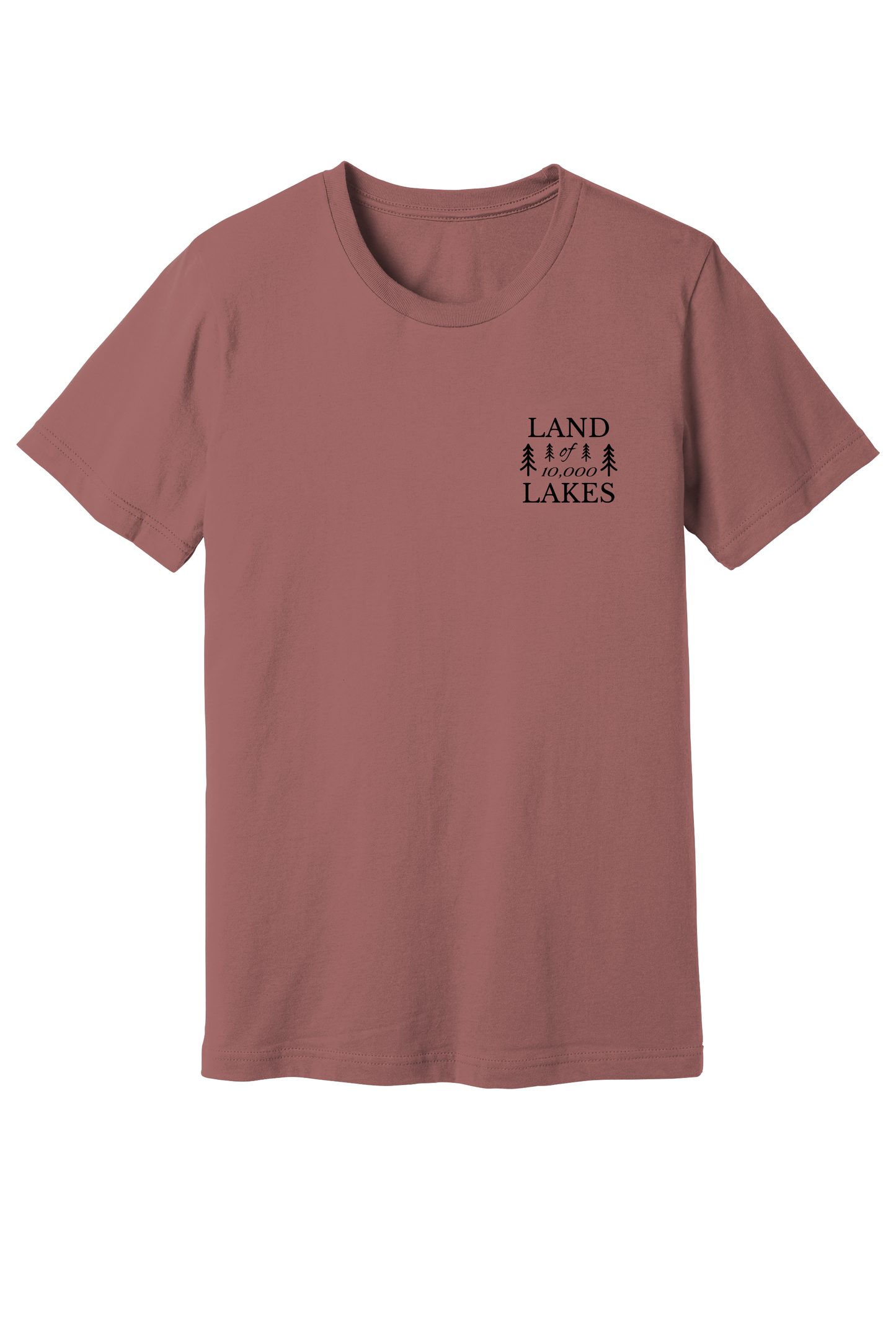 Land of 10,000 Lakes Tee - Mauve