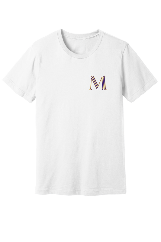 "M" Tee - White