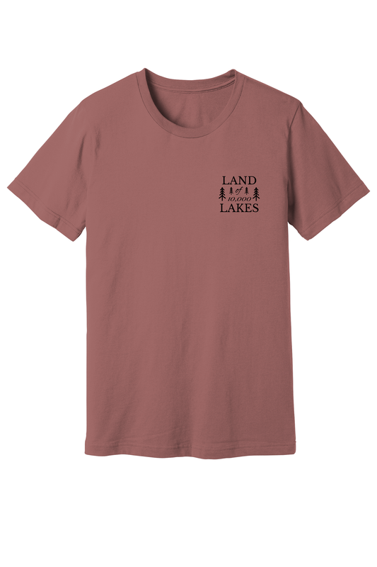 Land of 10,000 Lakes Tee - Mauve