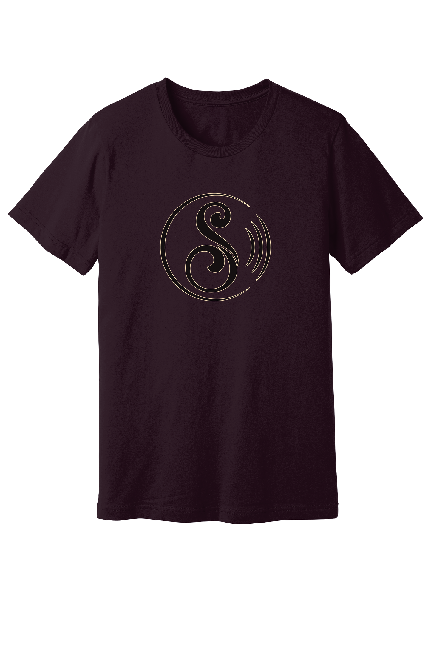 Swirville Tee - Oxblood Black