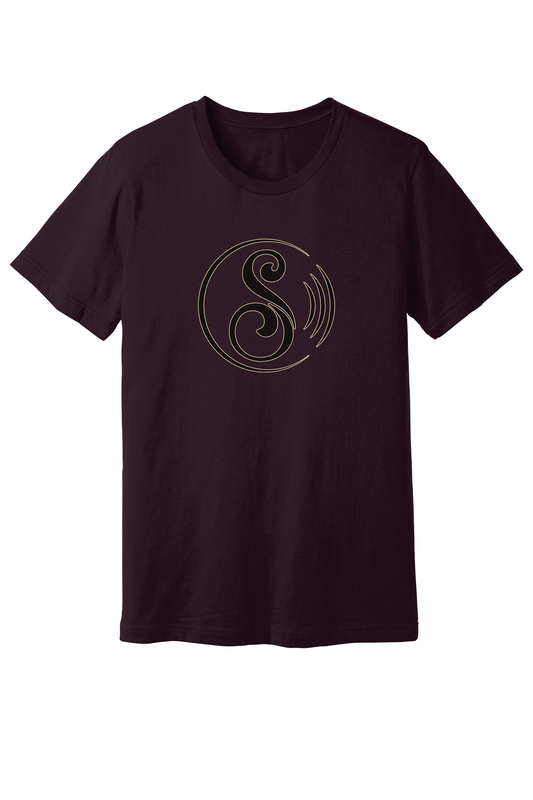 Swirville Tee - Oxblood Black
