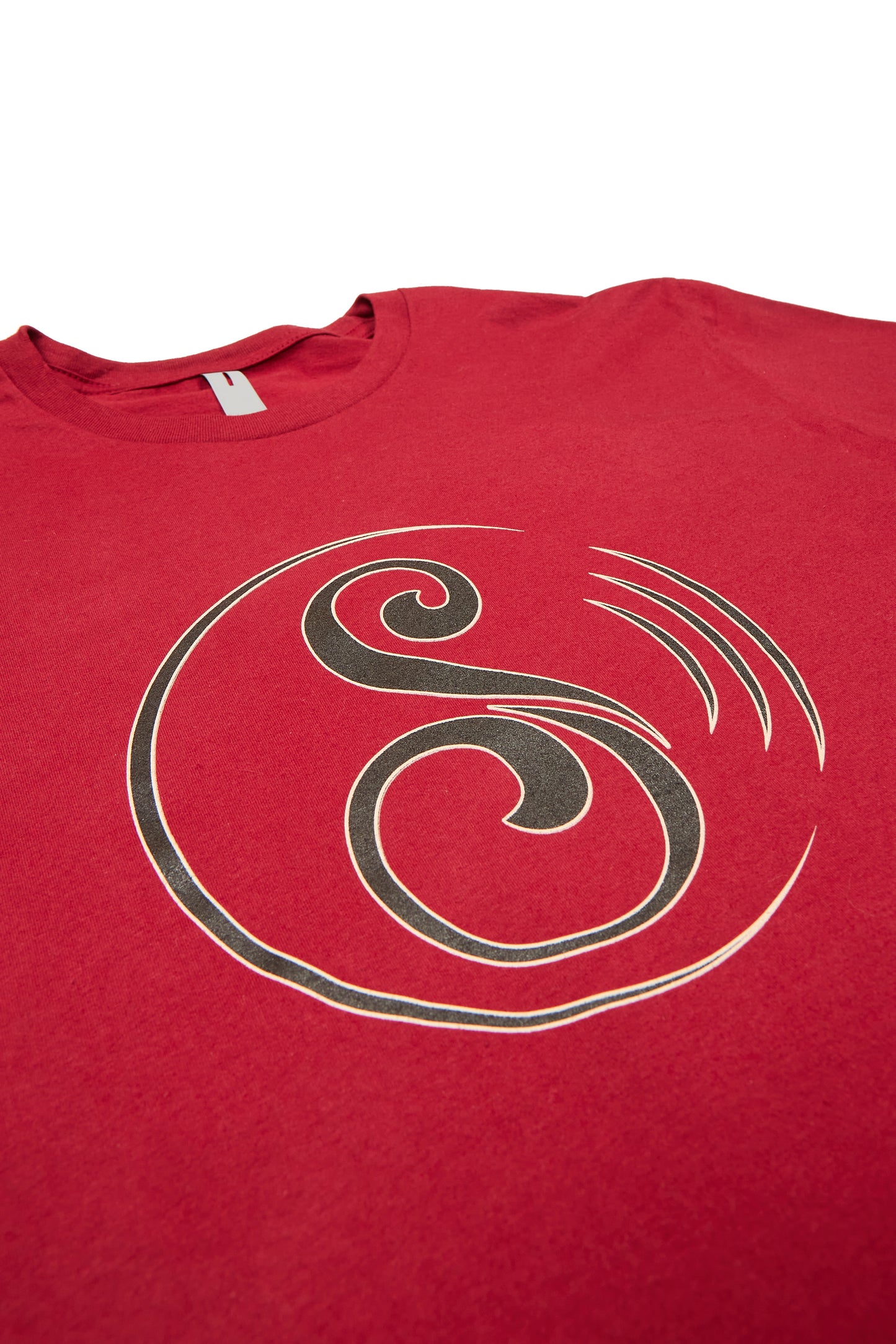 Swirville Tee - Cardinal