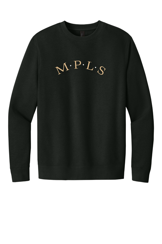 M.P.L.S Embroidered Sweatshirt - Black